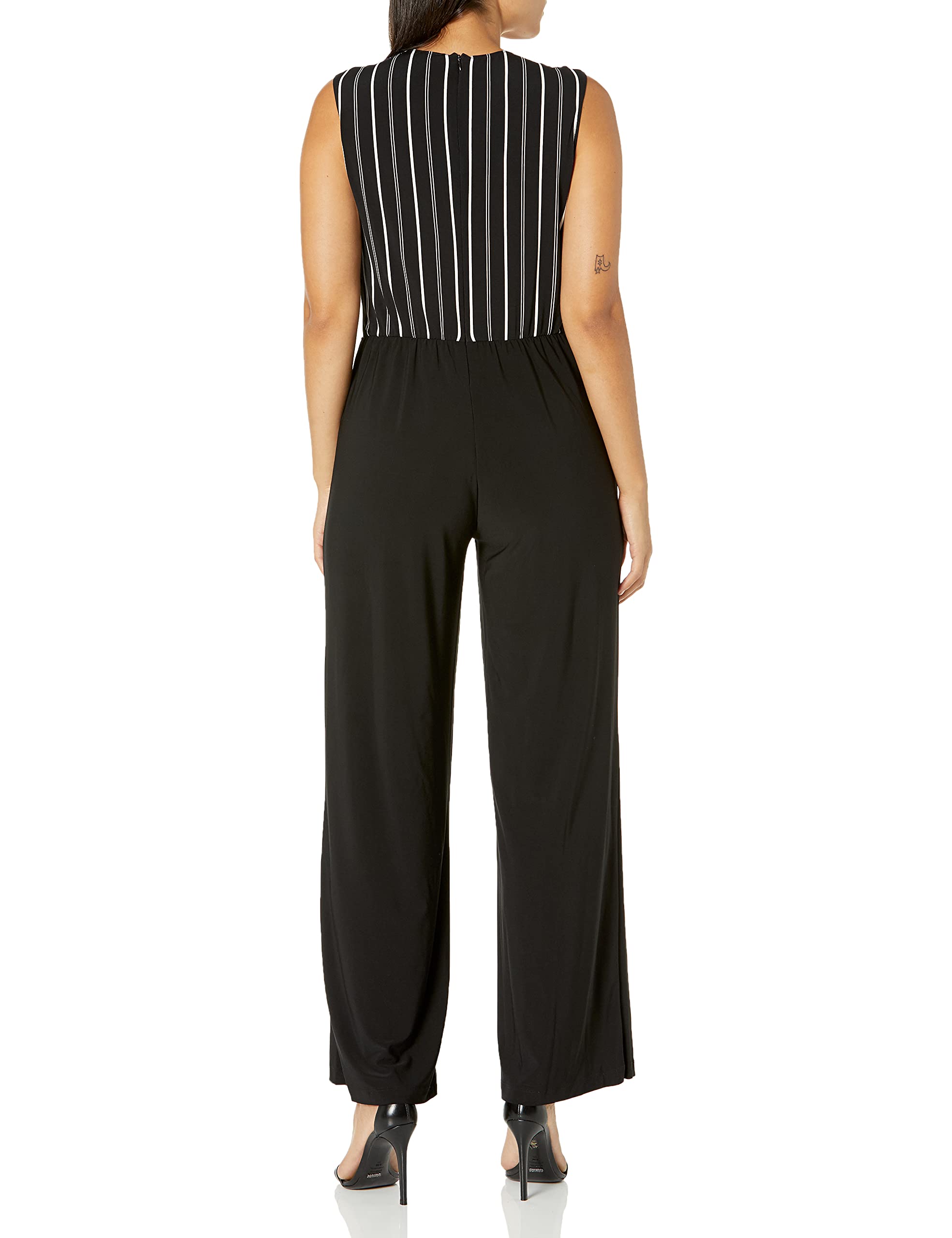 Bebe Women's Cross Wrap Jumpsuit - Stylish One-Piece Romper for Casual Outings, Beach Vacations & Summer Parties