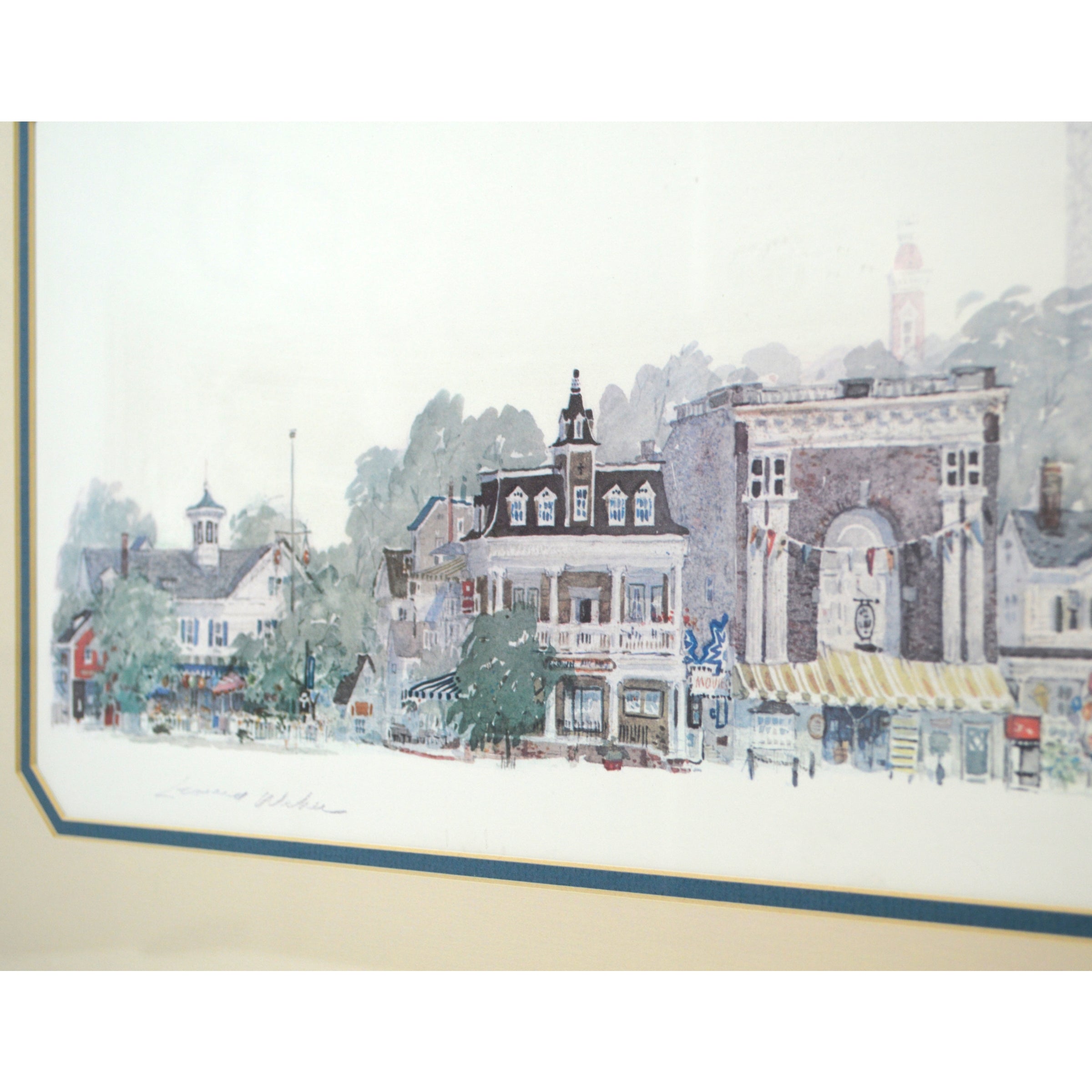 Limited Edition Framed Print Signed by Leonard Weber - Numbered 362/500 - Provincetown MA Artwork - Perfect for Home Decor, Office Wall Art & Gift Giving