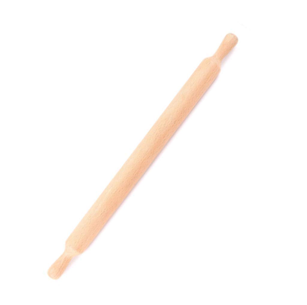Premium Eucalyptus Wood Rolling Pin with Handle - 50cm Professional Dough Roller for Pasta, Fondant, Cookies & Pizza Dough - Ideal for Baking, Cooking & Kitchen Use