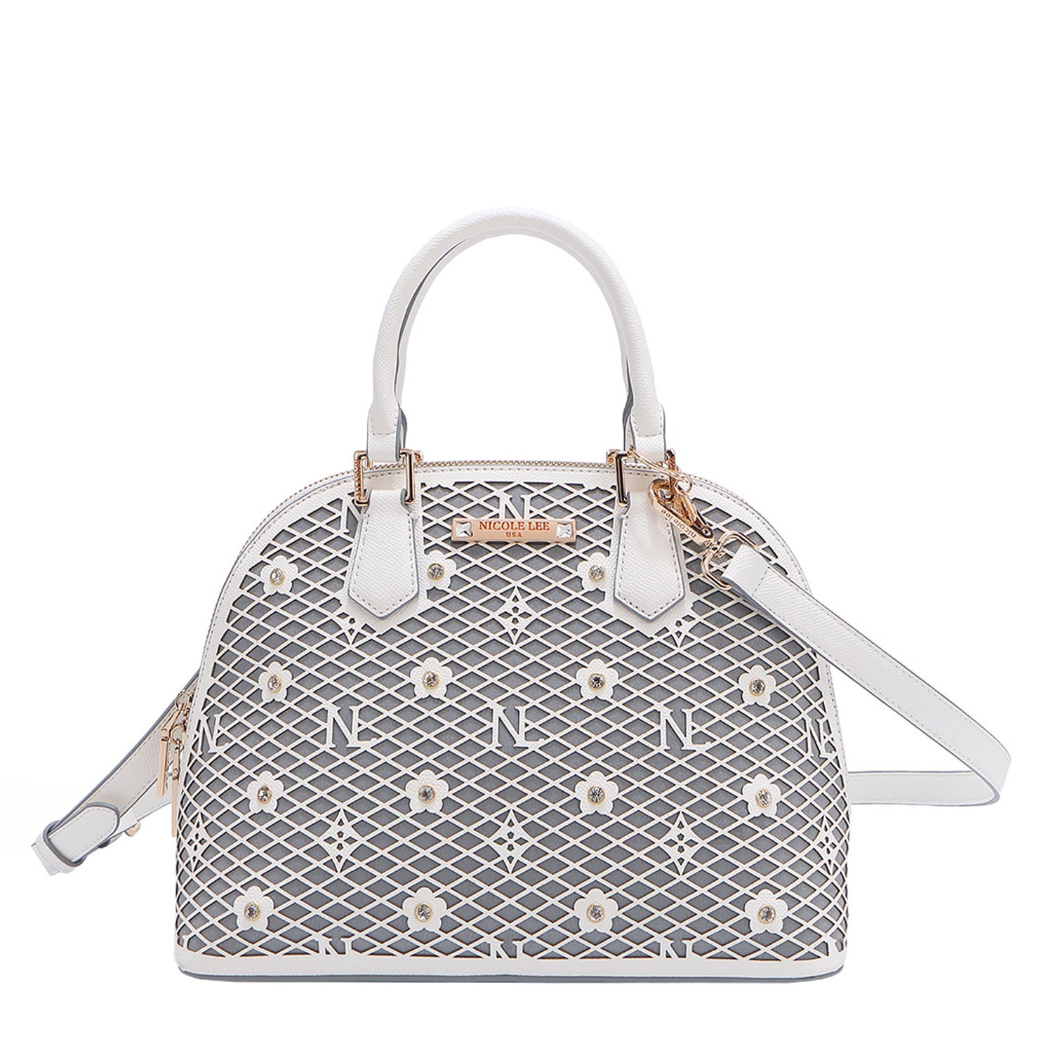 Gracie Dome Satchel Handbag for Women - Stylish Leather Crossbody Bag for Work, Travel & Everyday Use