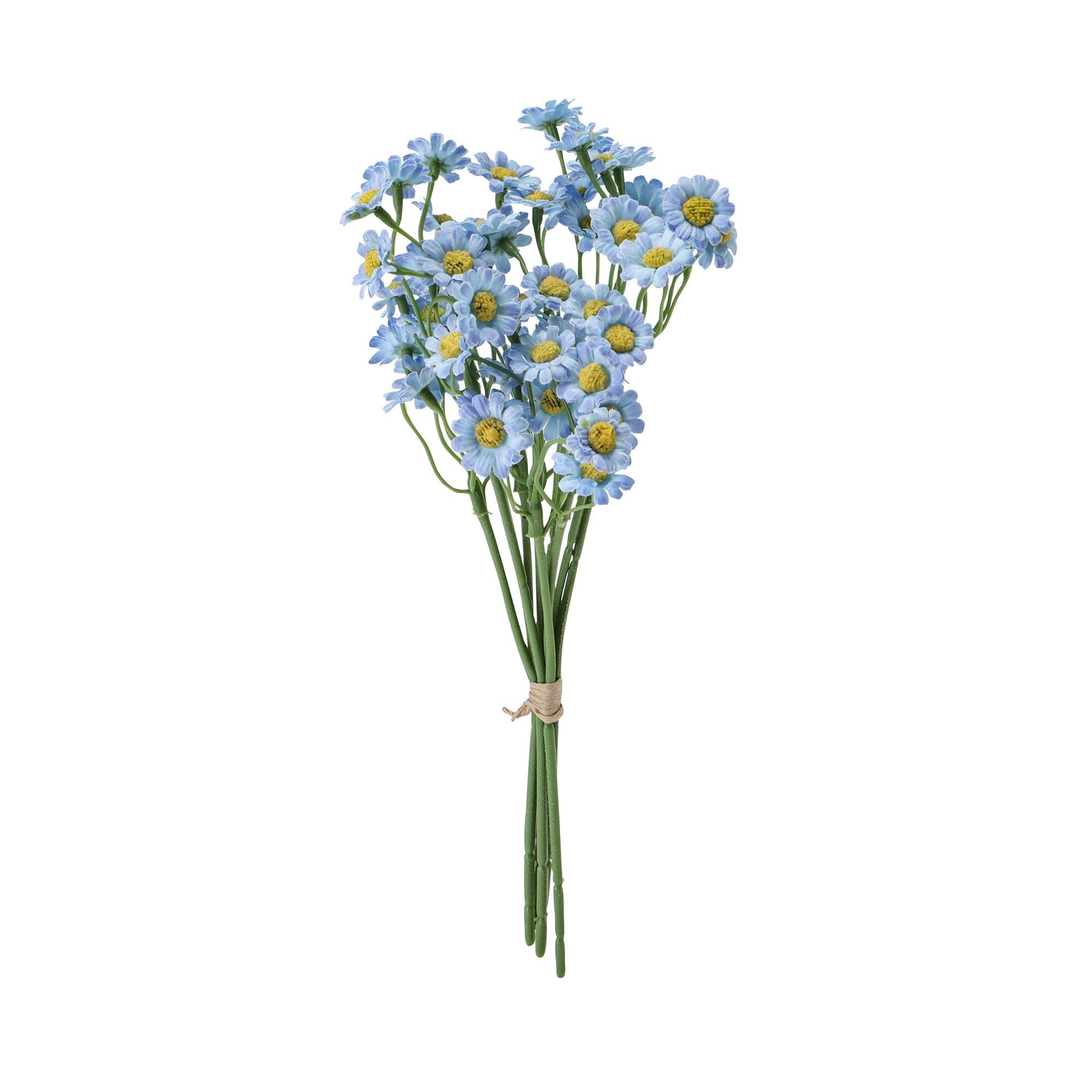 Light Blue Artificial Daisy Flower Bouquet - Home Decor, Wedding Centerpiece, DIY Floral Arrangements