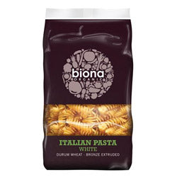 Biona Organic White Wheat Fusilli Pasta 500g | Gluten-Free Italian Pasta for Healthy Meals & Family Dinners