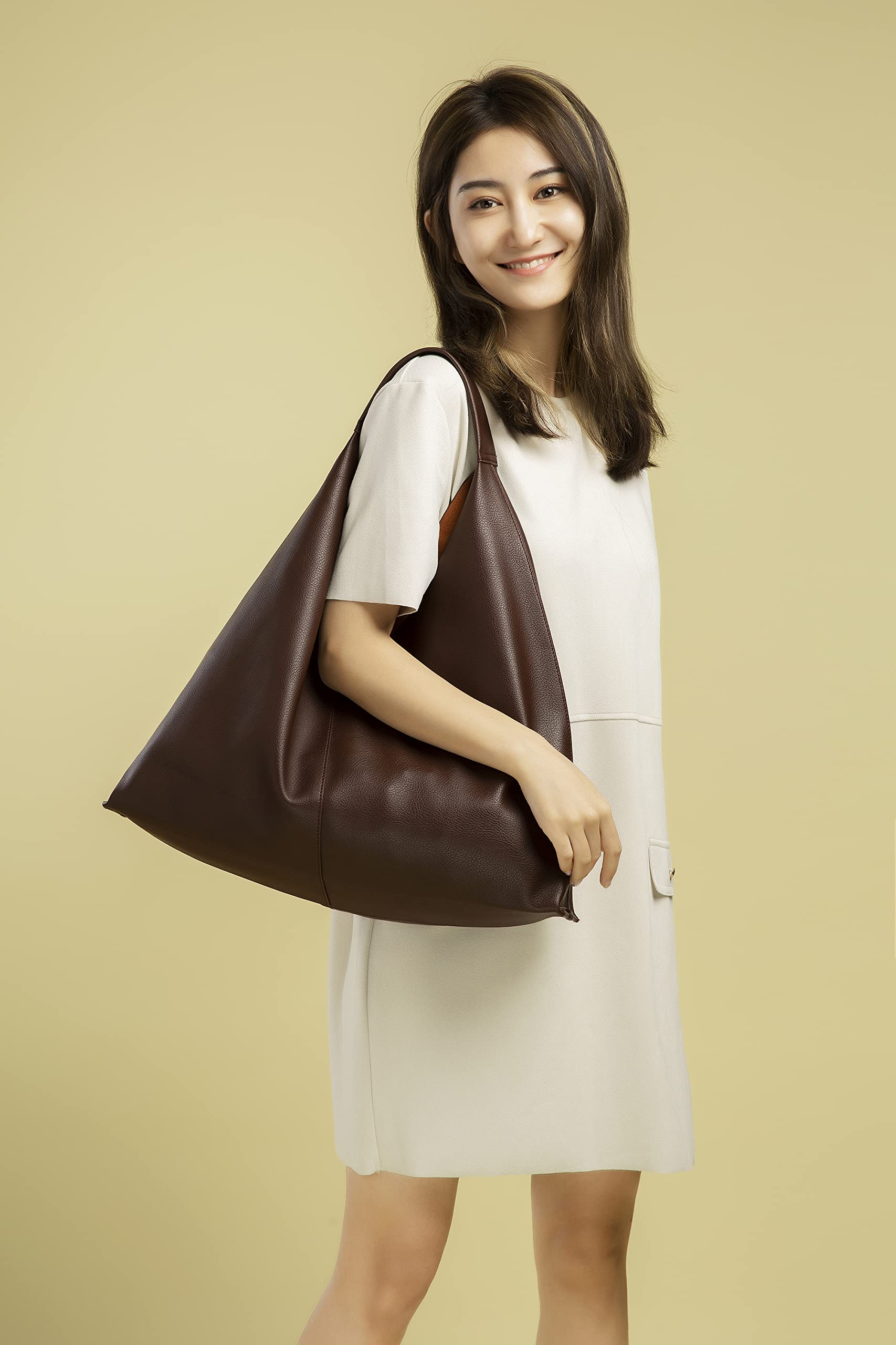Vegan Leather Tote Bag for Women - Work & Travel Essentials