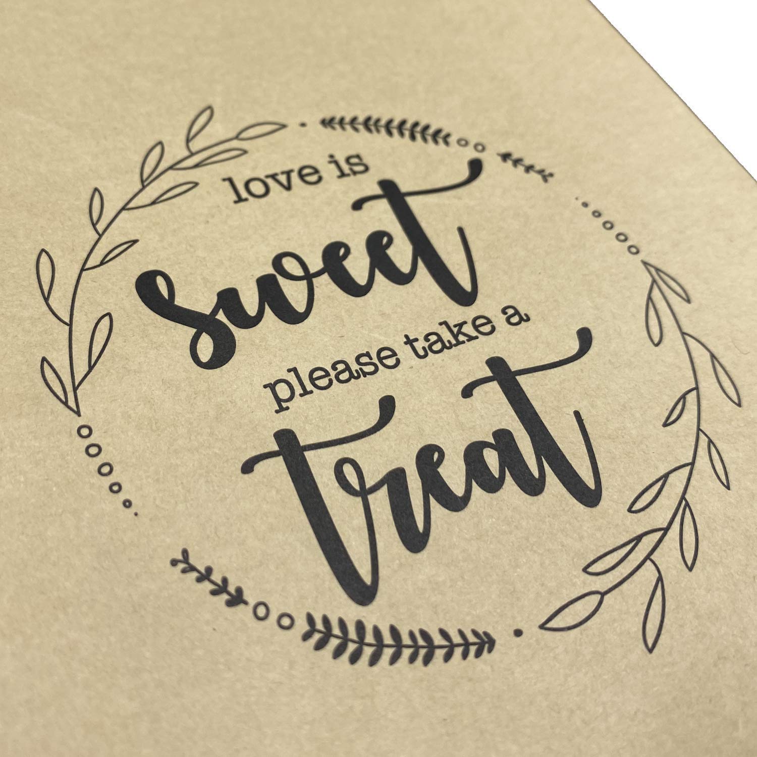 100 Earth Day Donut Favor Bags - Expandable Kraft Wedding & Party Treat Bags for Cookies, Candy - Grease Resistant Food Safe & Recyclable - Perfect for Birthday Parties, Baby Showers & Wedding Favors