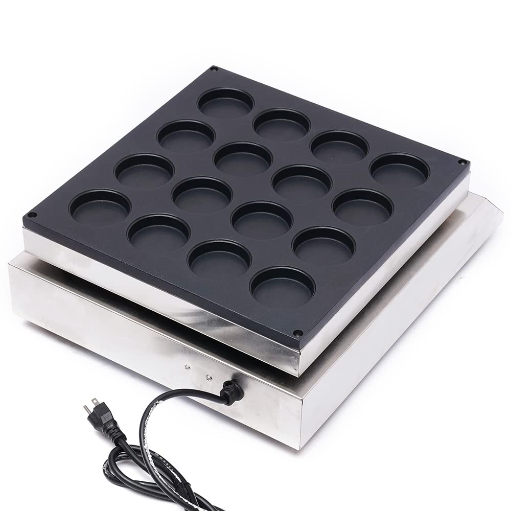 Commercial Electric Red Bean Cake Maker Machine - 1700W, 110V, Nonstick & Oil-Free for Healthy Baking | Perfect for Bakeries, Cafes, and Home Kitchens