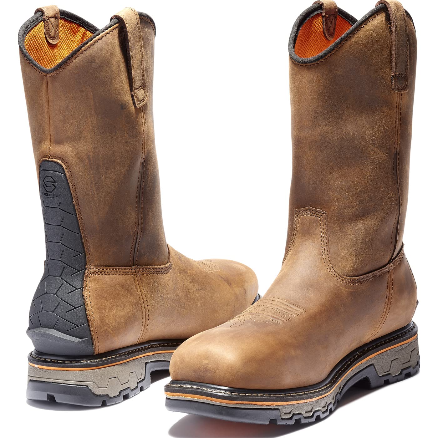 Timberland PRO Men's Pull-On Industrial Work Boots - Waterproof Steel Toe Safety Shoes for Construction & Warehouse Workers - Ideal for Heavy Duty Jobs & Outdoor Work Environments