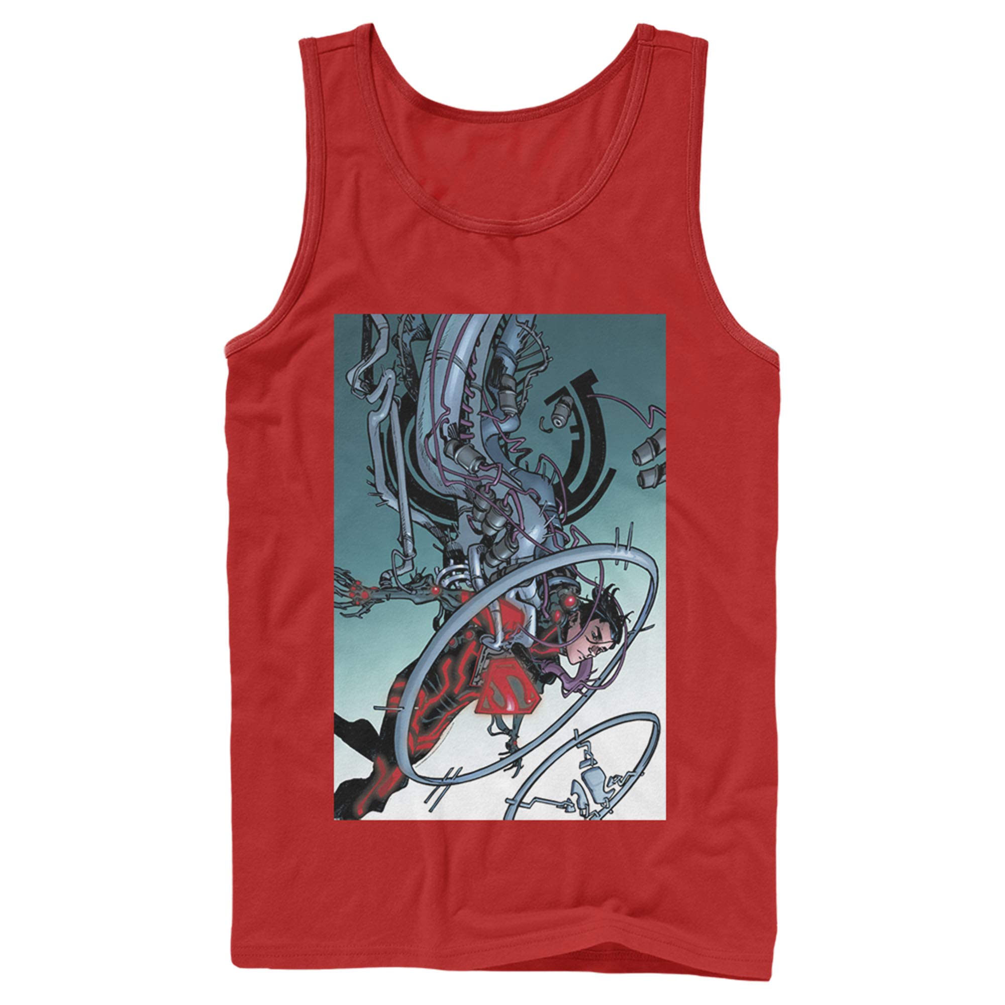 Men's Superman Robotic Tank Top - Casual Fall Wear