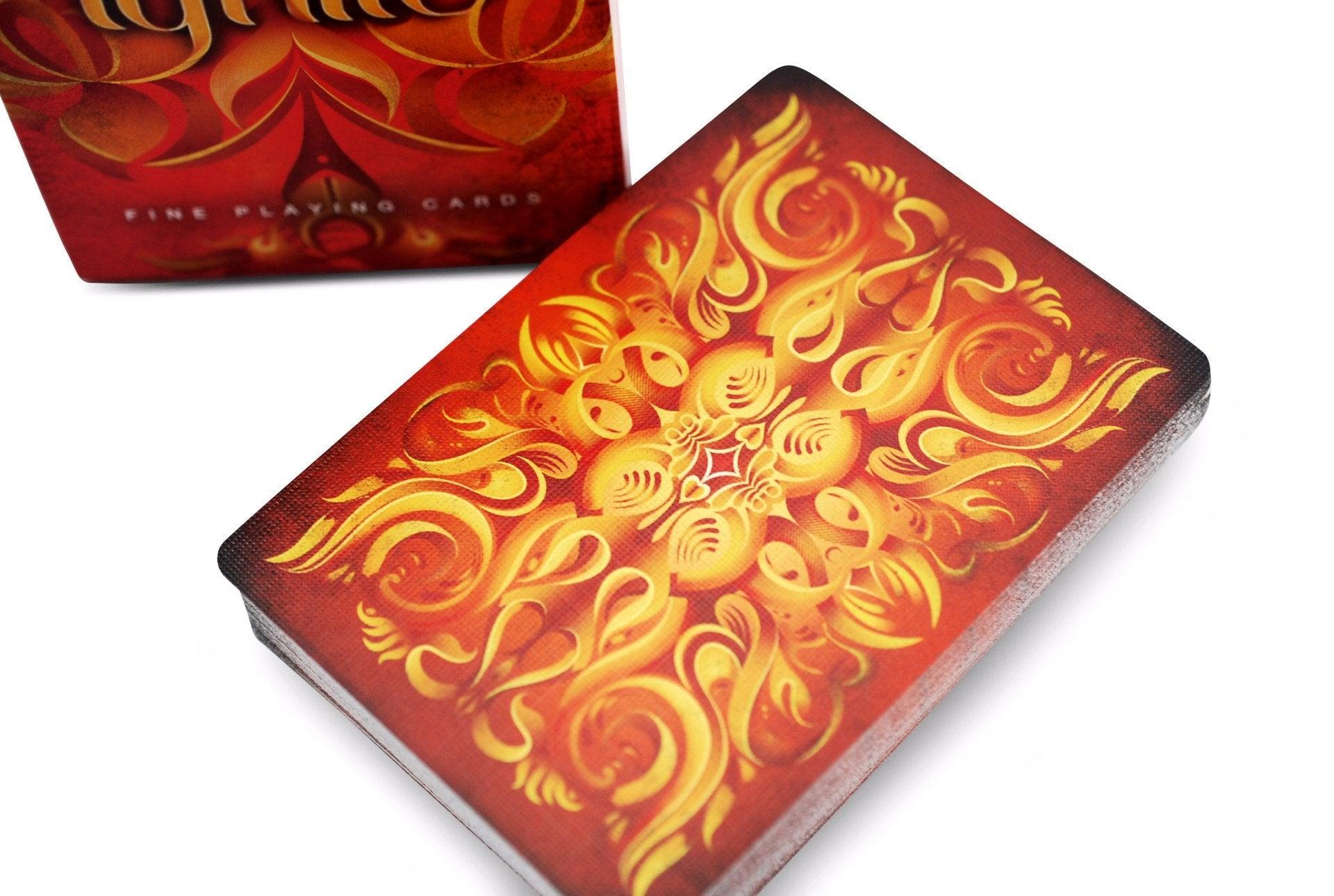 Ignite Playing Cards - Premium Quality Poker Cards for Magic Tricks, Cardistry & Game Nights | Perfect for Professional Magicians, Card Players & Collectors