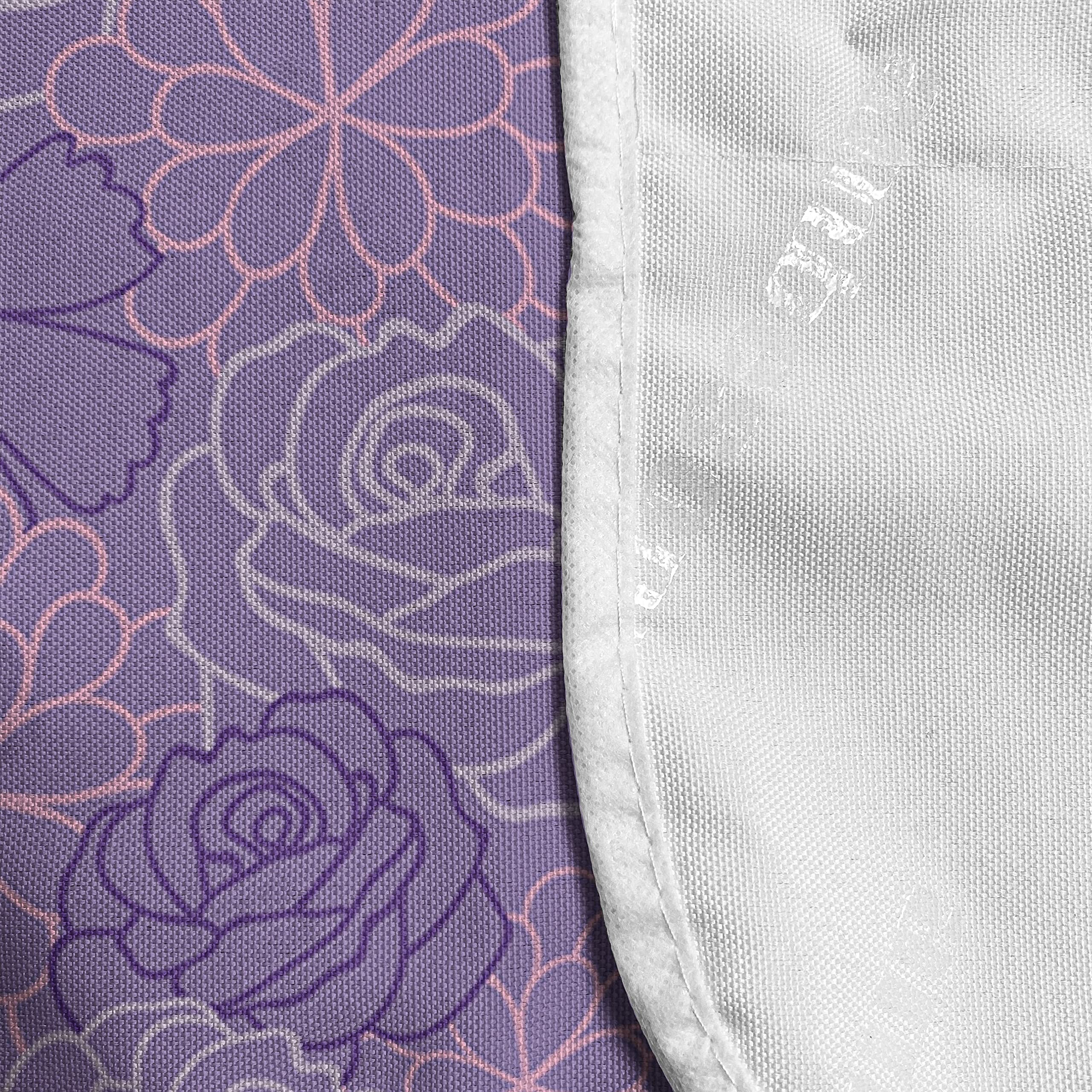 Ambesonne Floral Microwave Cover - Waterproof Kitchen Organizer with Pockets, 36