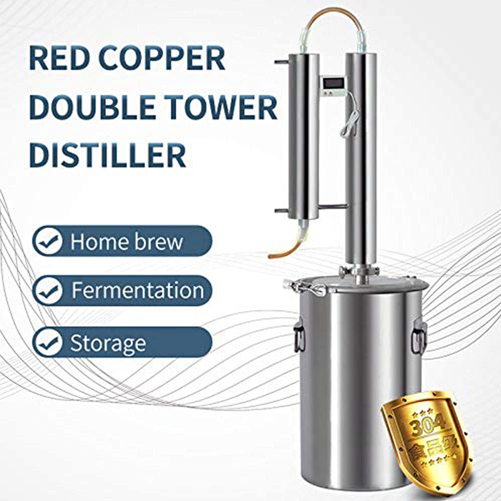 12L Home Brewing Equipment Kit - Water Wine Alcohol Distiller for Whiskey, Brandy & Moonshine | Perfect for DIY Distilling, Home Brewing & Craft Spirits Making