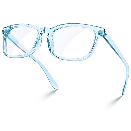 VISOONE Blue Light Blocking Glasses for Women & Men - Anti Glare Computer Gaming Glasses with Square Frame (Montana) - Reduce Eye Strain for Work, Gaming & Screen Time
