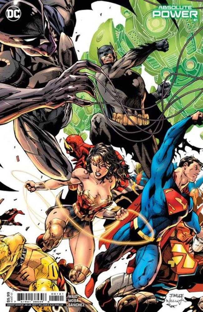 Absolute Power #1 (Of 4) Cover B Jim Lee Card Stock Variant - Limited Edition Comic Book for Collectors | DC Comics Superhero Series | Perfect for Display & Investment