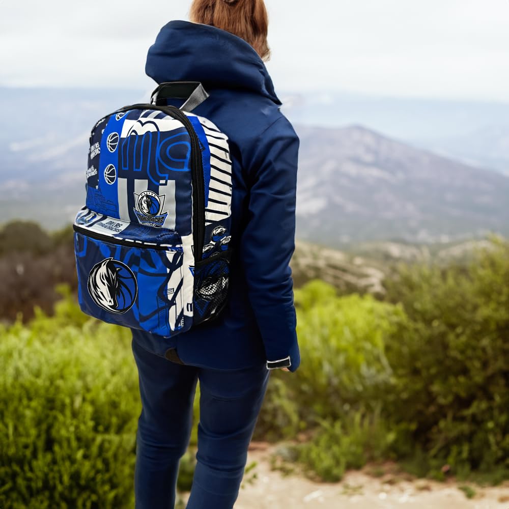 Dallas Mavericks Travel Backpack for Men & Women - Durable Waterproof Hiking & Gym Backpack - Extra Large Sports Bag for NBA Fans - Perfect for Travel, Workout, and Outdoor Adventures