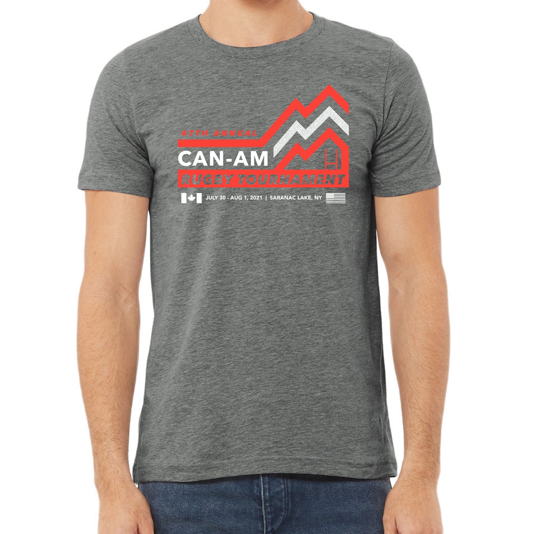 2021 CAN AM Tournament T-Shirt - Men's Comfortable Cotton Tee for Sports Fans & Casual Wear - Perfect for Golf, Fishing, and Outdoor Events