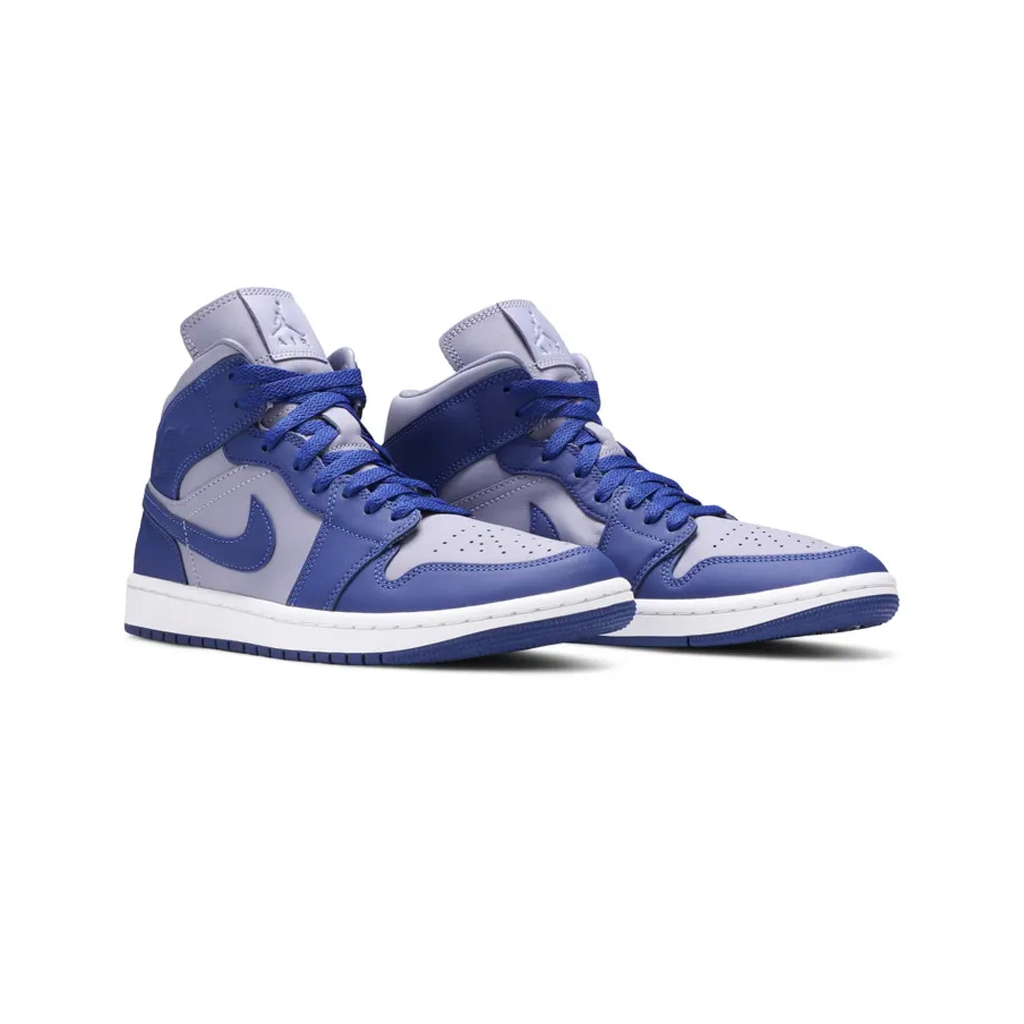 Air Jordan 1 Mid SE 'Iron Purple Deep Royal' Women's Basketball Shoes - Stylish Sneakers for Casual Wear, Street Fashion & Gym Workouts
