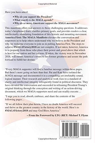 America First - The MAGA Manifesto: Political Handbook for 2018 Midterm Elections & Beyond | Conservative Strategy Guide for Campaigns & Grassroots Movements