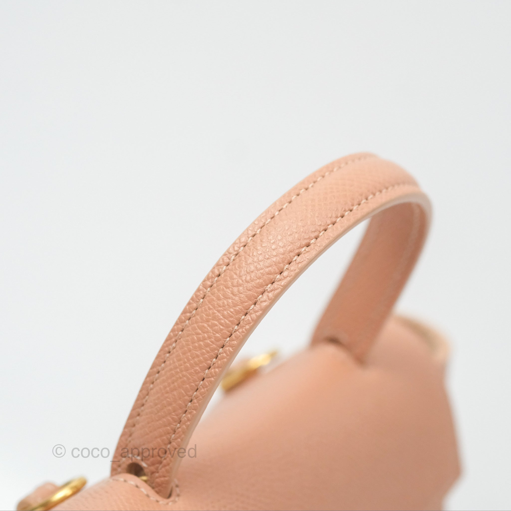 Celine Pico Belt Bag in Desert Rose - Grained Calfskin Leather with Gold Hardware | Luxury Crossbody Bag for Women, Perfect for Everyday Use & Special Occasions