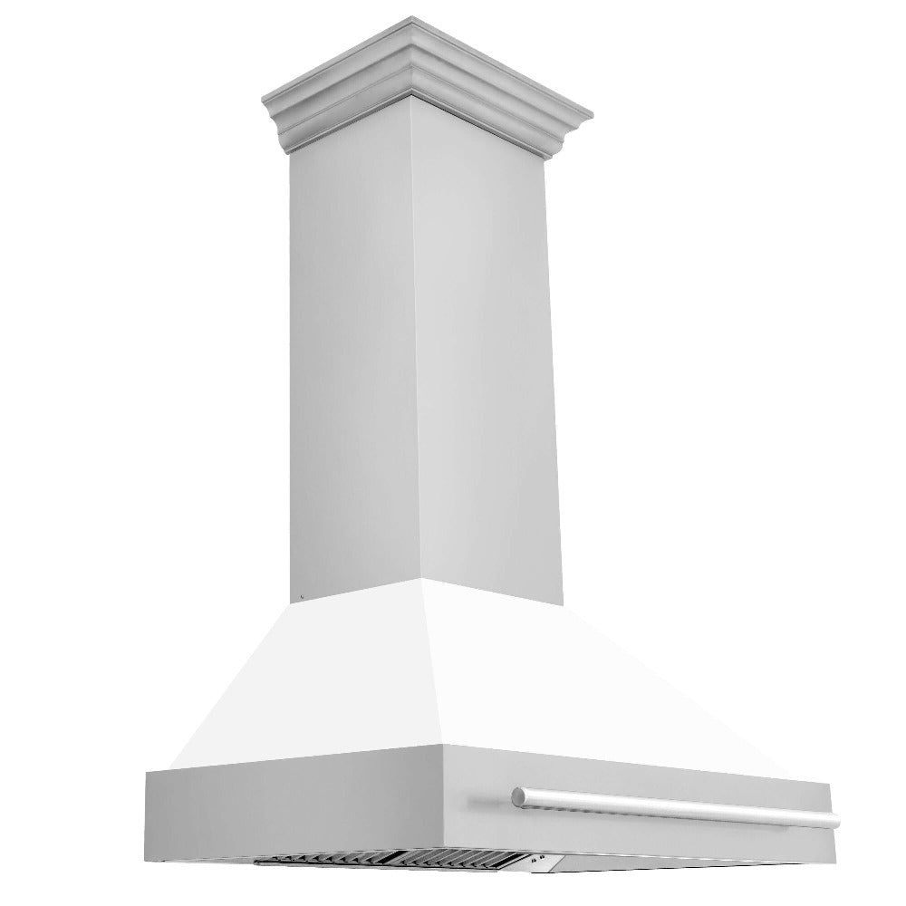 ZLINE 36 Inch Stainless Steel Range Hood with Stainless Steel Handle (8654STX 36) - Powerful Kitchen Ventilation for Gas Stoves & Cooking Areas