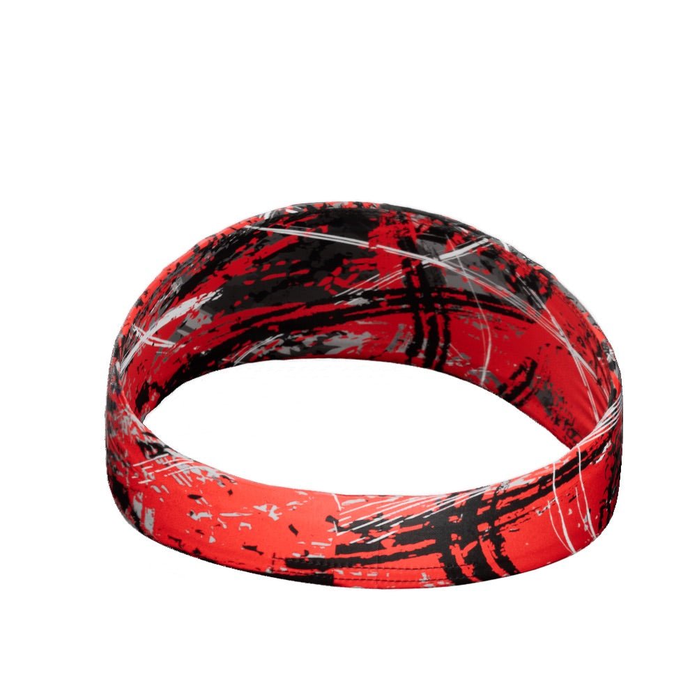 Stylish Wicked Red Headband for Women & Girls - Fashionable Workout & Sports Accessory - Perfect for Running, Yoga, Gym & Outdoor Activities