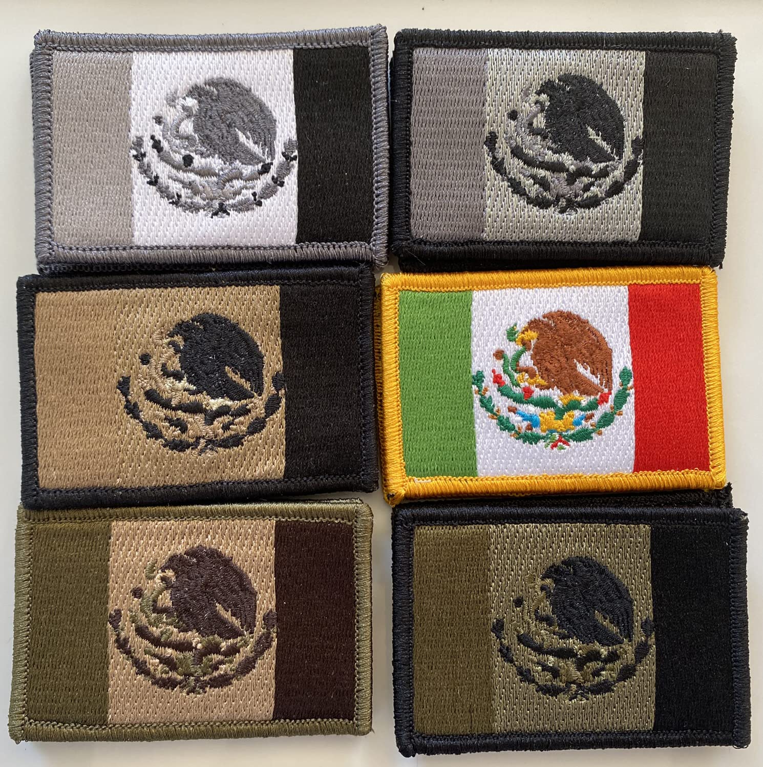Gadsden & Culpeper Mexico Flag Tactical Patch - Military Grade Embroidered Morale Patch for Tactical Gear, Backpacks & Hats - Perfect for Outdoor, Airsoft & Military Enthusiasts
