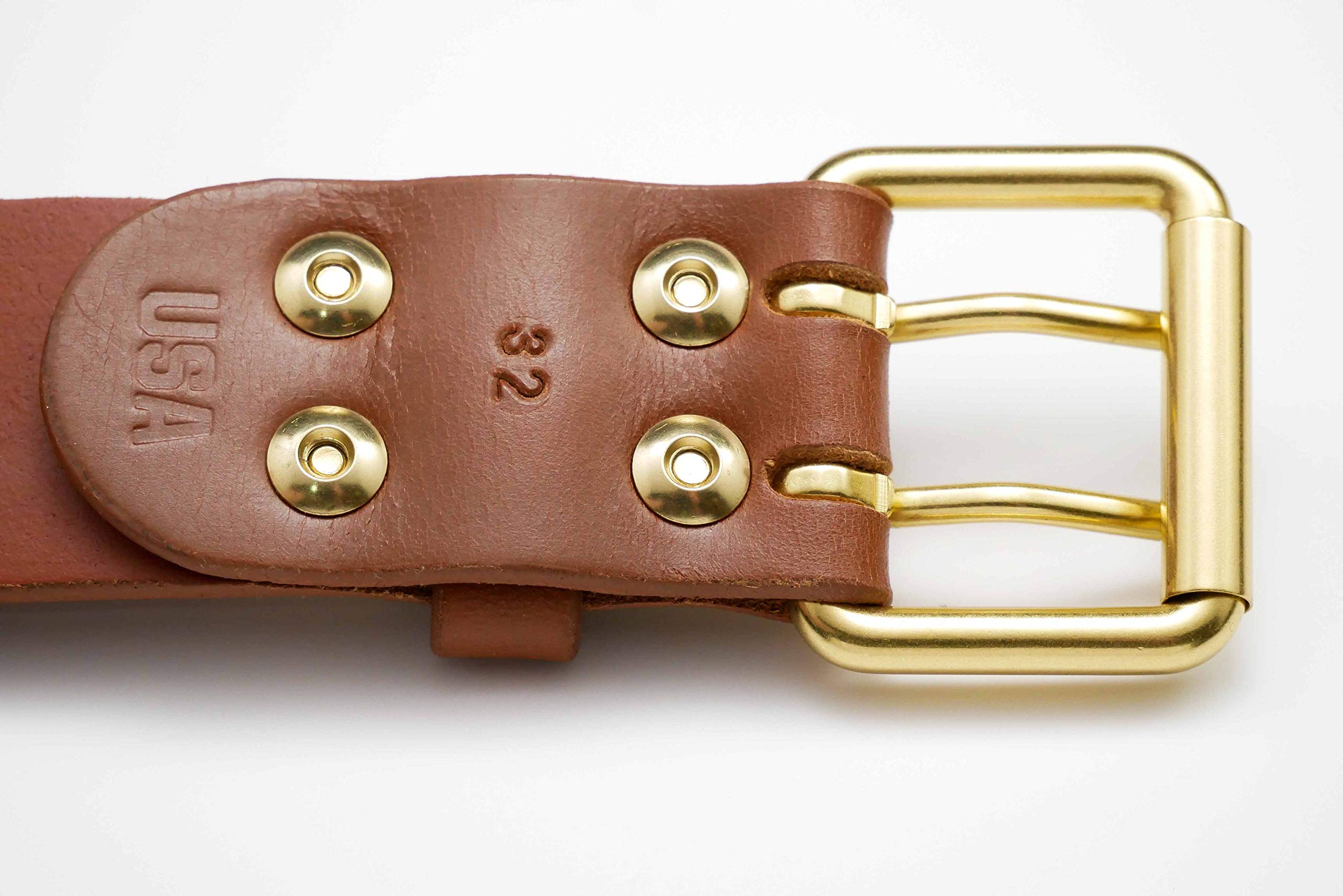 Handmade Genuine Leather Belt for Men - Durable Outdoor Gear & Casual Wear - Perfect for Hiking, Camping & Everyday Use