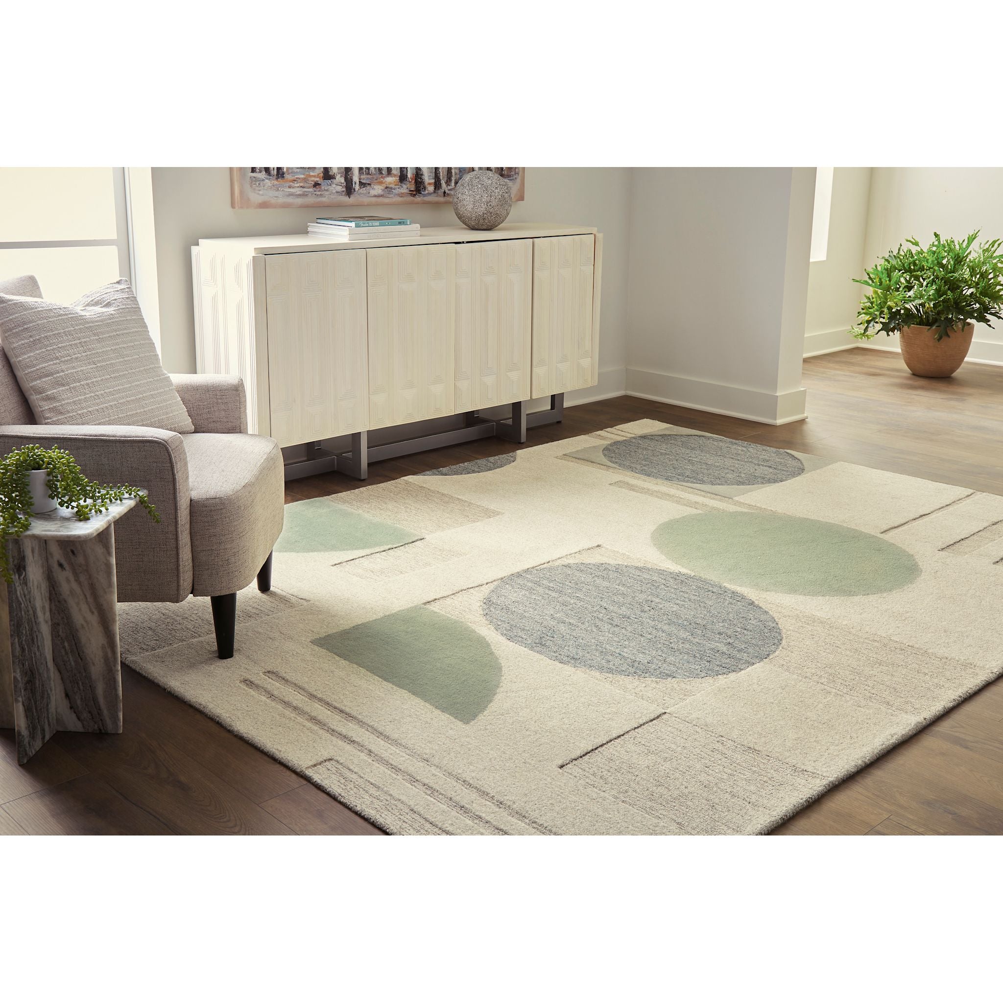 Dallane Area Rug - Soft Non-Slip Modern Living Room Carpet for Home Decor | Perfect for Bedroom, Office & Dorm