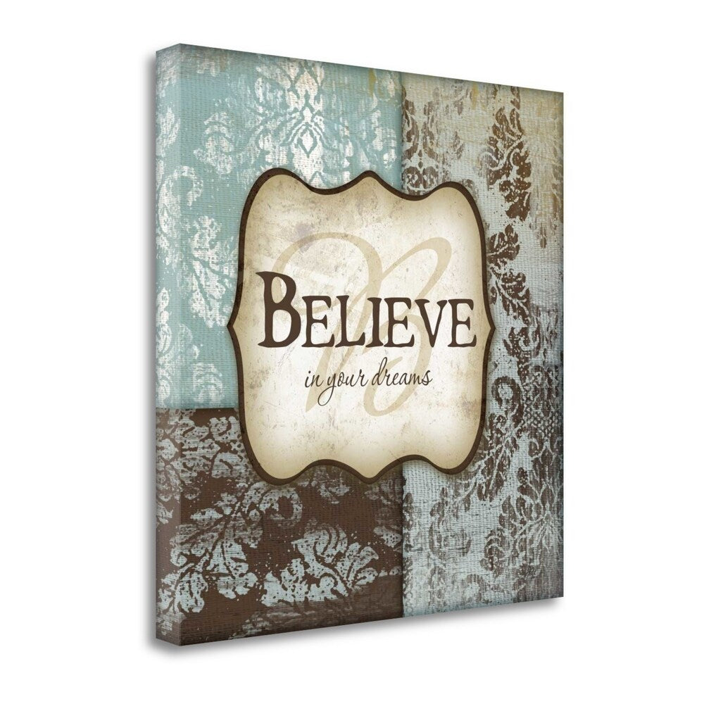 Believe By Jennifer Pugh - Premium Fine Art Giclee Print on Gallery Wrapped Canvas - Ready to Hang Wall Decor for Living Room, Bedroom & Office
