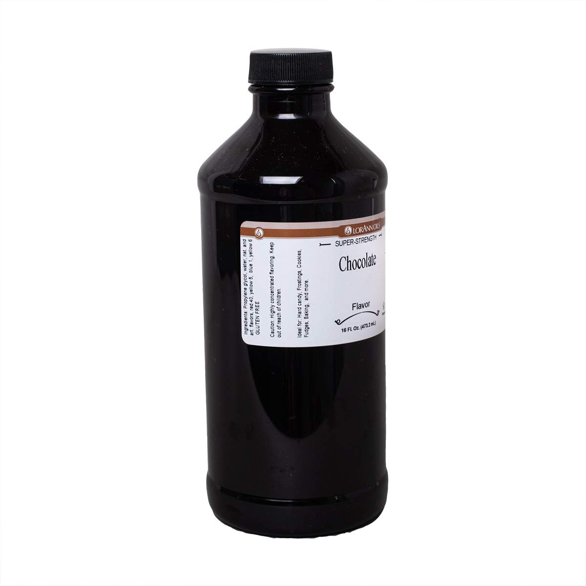 LorAnn Premium Chocolate SS Flavor Oil - 16 oz Bottle for Baking, Candy Making & DIY Desserts - Ideal for Cakes, Cookies, Frostings & Homemade Treats