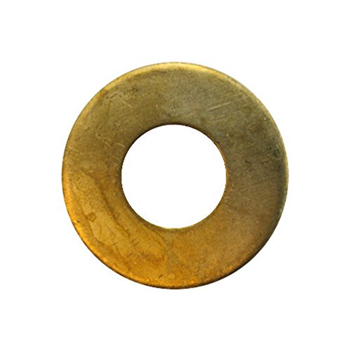 100pcs Brass Flat Washers - 4 Size (1/4