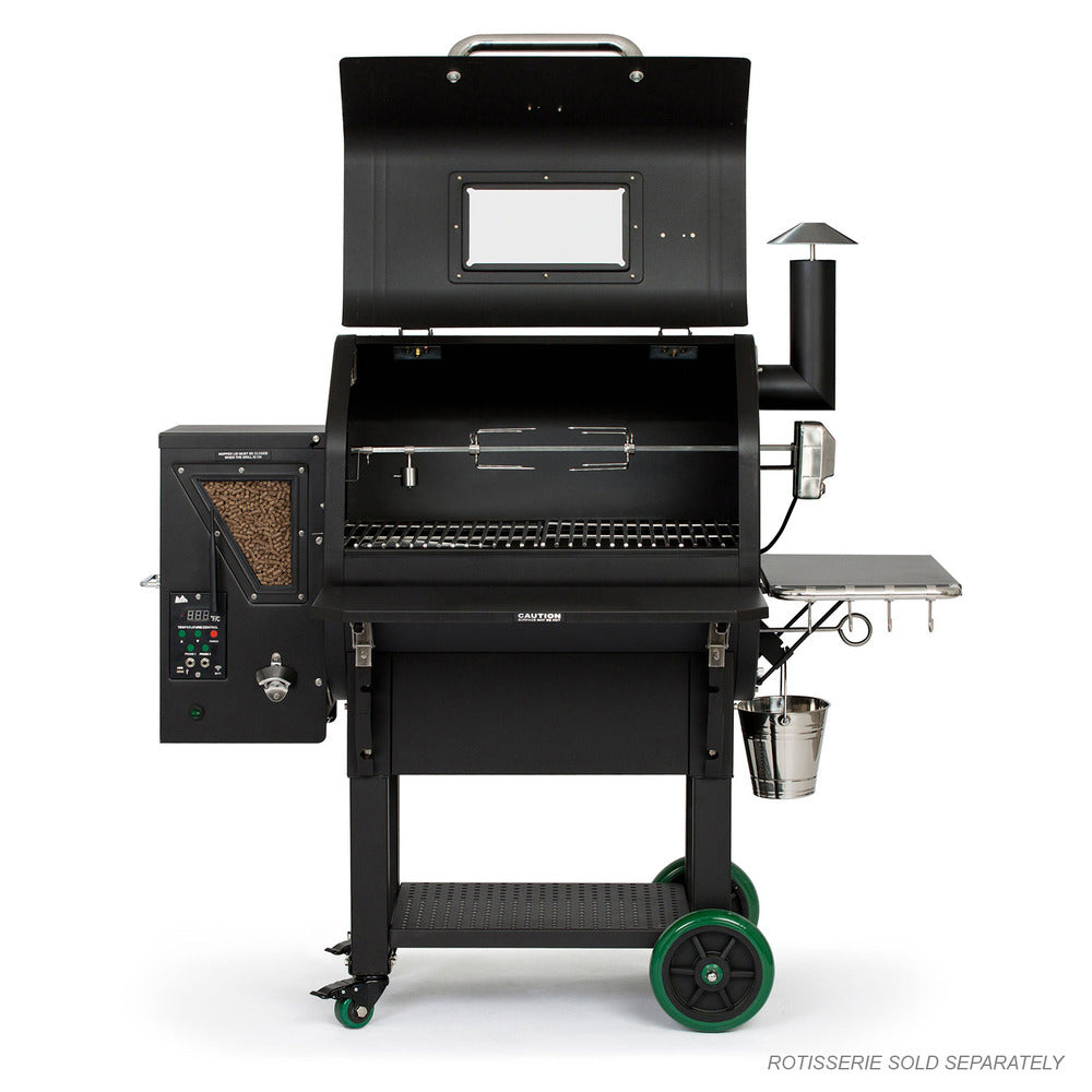 Green Mountain Grills Rotisserie Kit for Ledge & Peak Pellet Grills - Perfect for Rotisserie Chicken, Roasts & Kebabs - Outdoor BBQ Accessories for Backyard Grilling & Camping