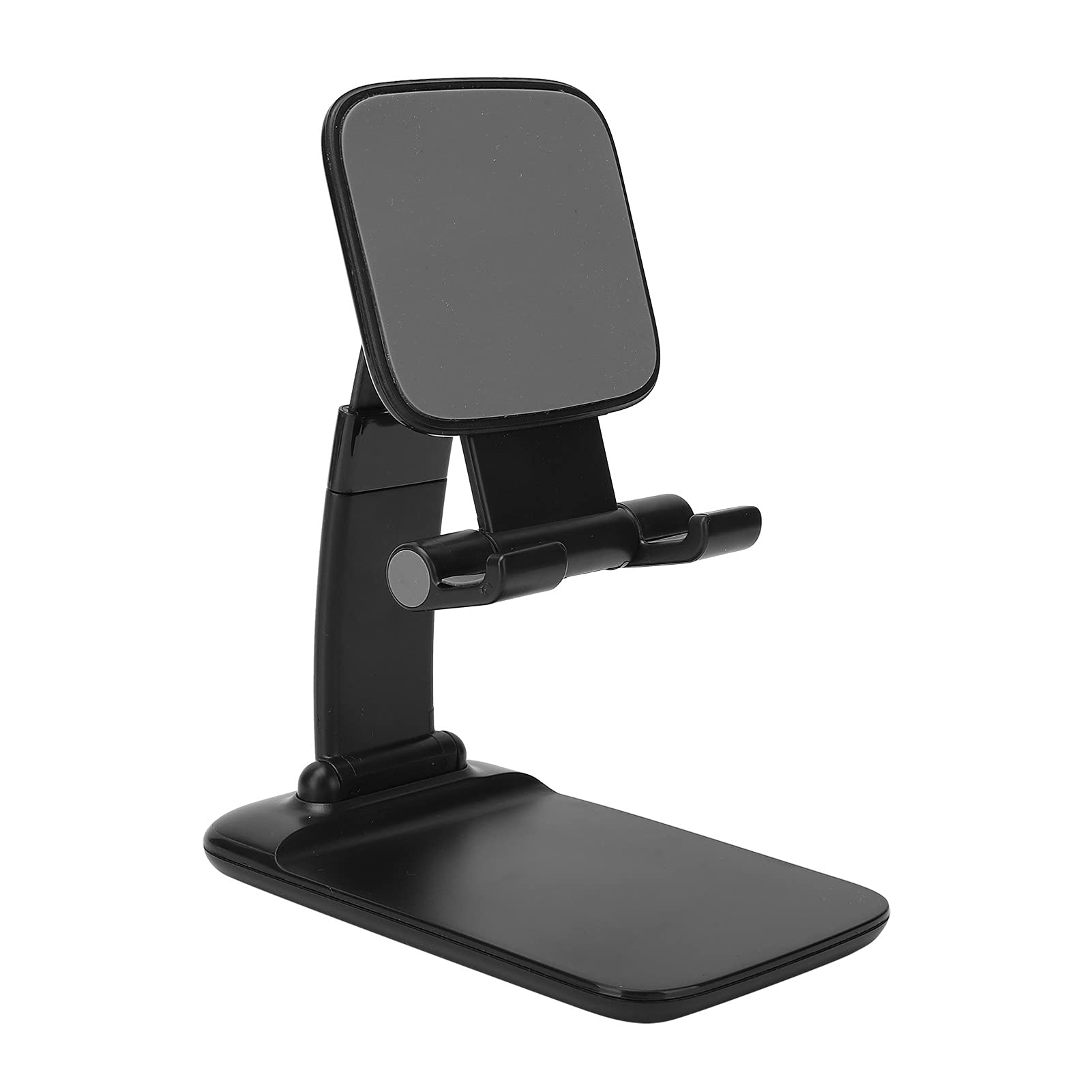Adjustable 753 Desktop Cell Phone Stand & Tablet Holder - Universal Smartphone Cradle Dock for iPhone, Samsung, iPad (Black) | Perfect for Office, Home, Gaming & Video Calls