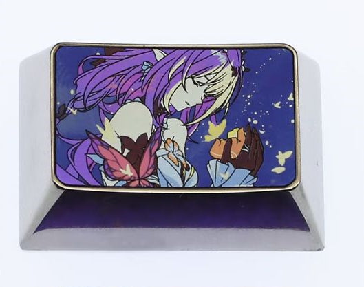 Honkai: Star Rail Titanium Alloy Custom Keycaps - Anime & Game Art Metal Decorative Keycaps for Mechanical Keyboards - Perfect for Gaming Enthusiasts & PC Builders
