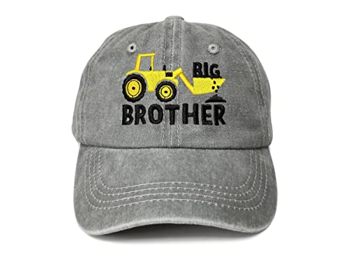 Big Brother & Yellow Excavator (Washed Gray)