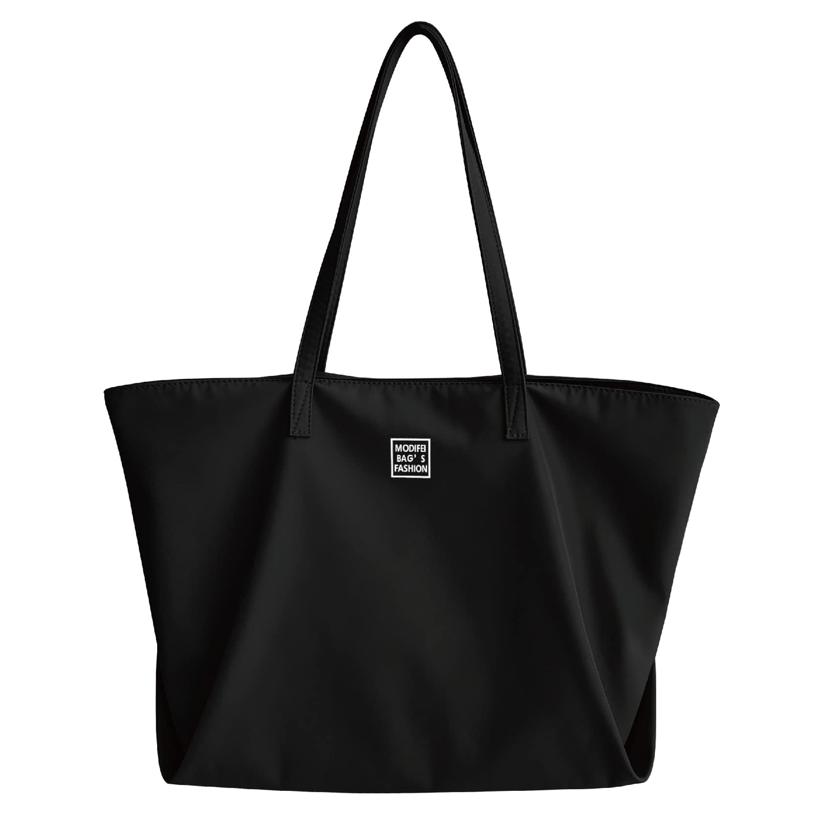 MAYMOONER Women's Canvas Tote Bag - Stylish School Handbag for Women, Casual Crossbody Shoulder Bag with Spacious Pocket | Perfect for Work, Travel, Shopping & Daily Use
