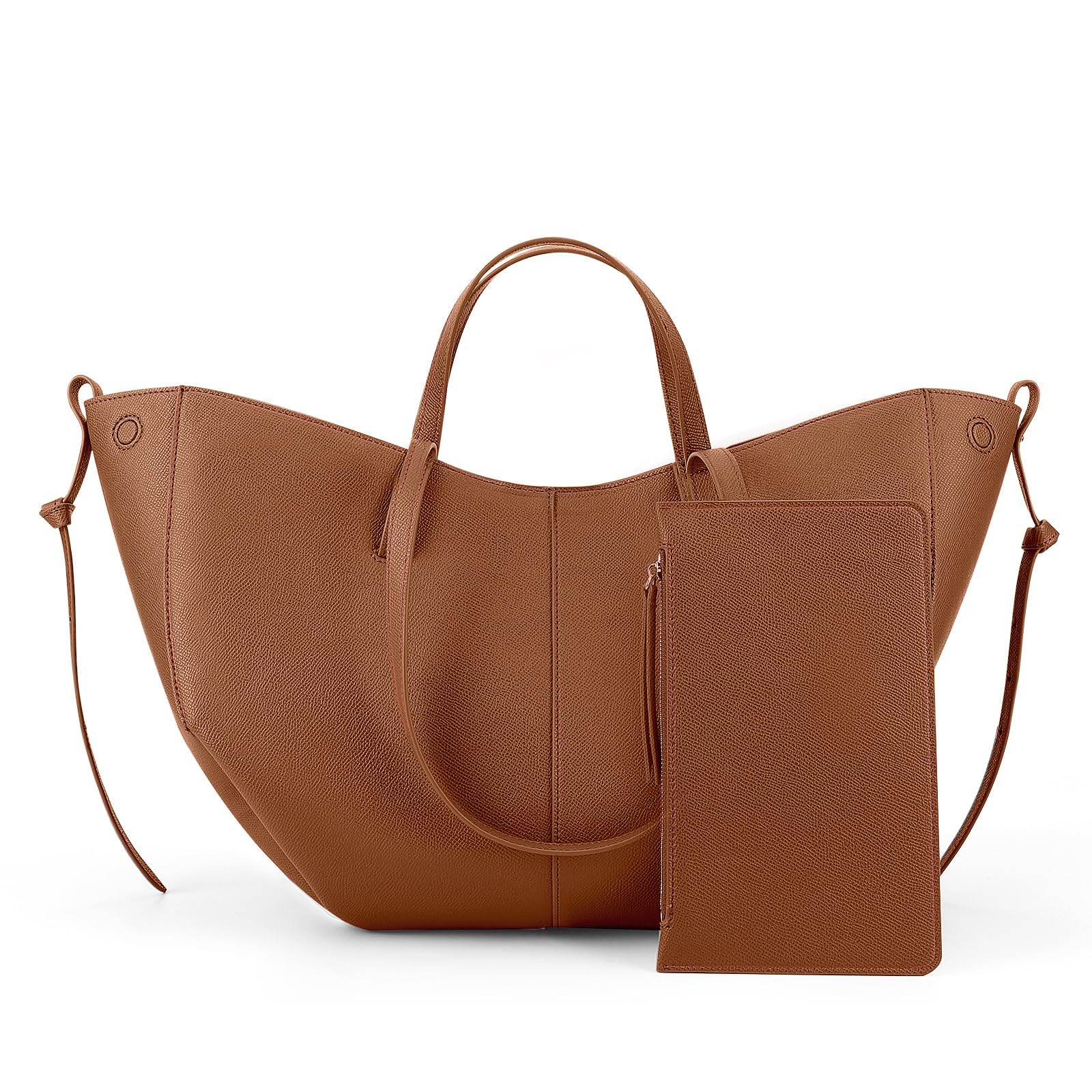 Stylish Faux Leather Tote Bag for Women - Trendy Work Handbag with Magnetic Closure | Perfect for Office, Travel & Everyday Use