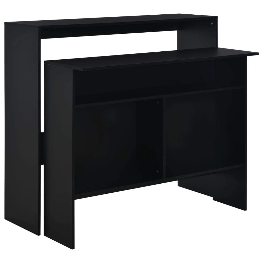 **Black Bar Table with 2 Table Tops - 51.18