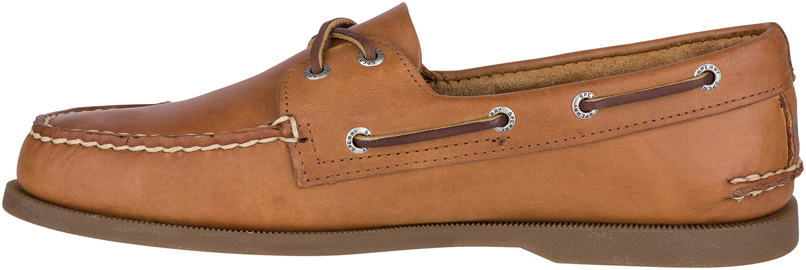 Sperry Men's Authentic Original 2-Eye Boat Shoe - Classic Leather Deck Shoes for Men | Non-Slip Boat Shoes for Sailing, Casual Wear & Outdoor Activities