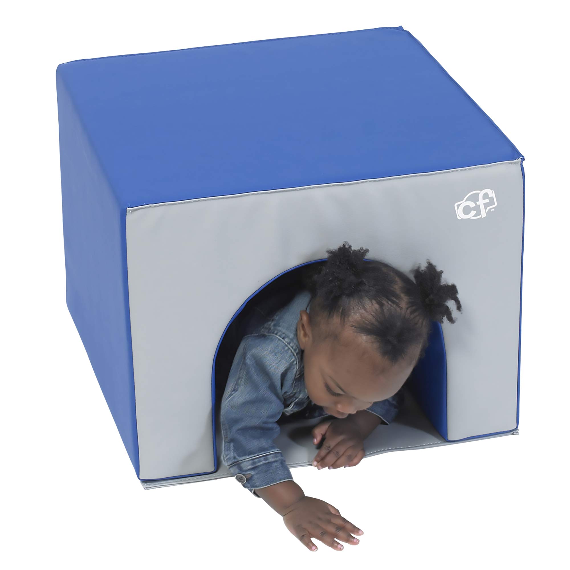 Soft Foam Crawl Through Play Tunnel for Toddlers & Babies - Indoor Climbing Toy for Playrooms, Preschools & Classrooms - Encourages Motor Skills & Active Play
