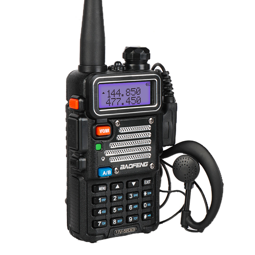 Baofeng UV-5RX3 Tri-Band Radio | 144/220/440MHz | Open Box | for Hiking, Camping & Emergency Communication