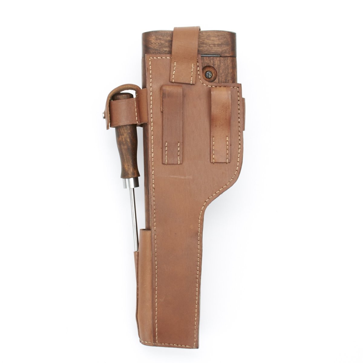 IMA C-96 Wood Butt Stock & Holster Set - Right Hand Brown - Perfect for Mauser C96 Broomhandle Pistol Enthusiasts & Historical Reenactments