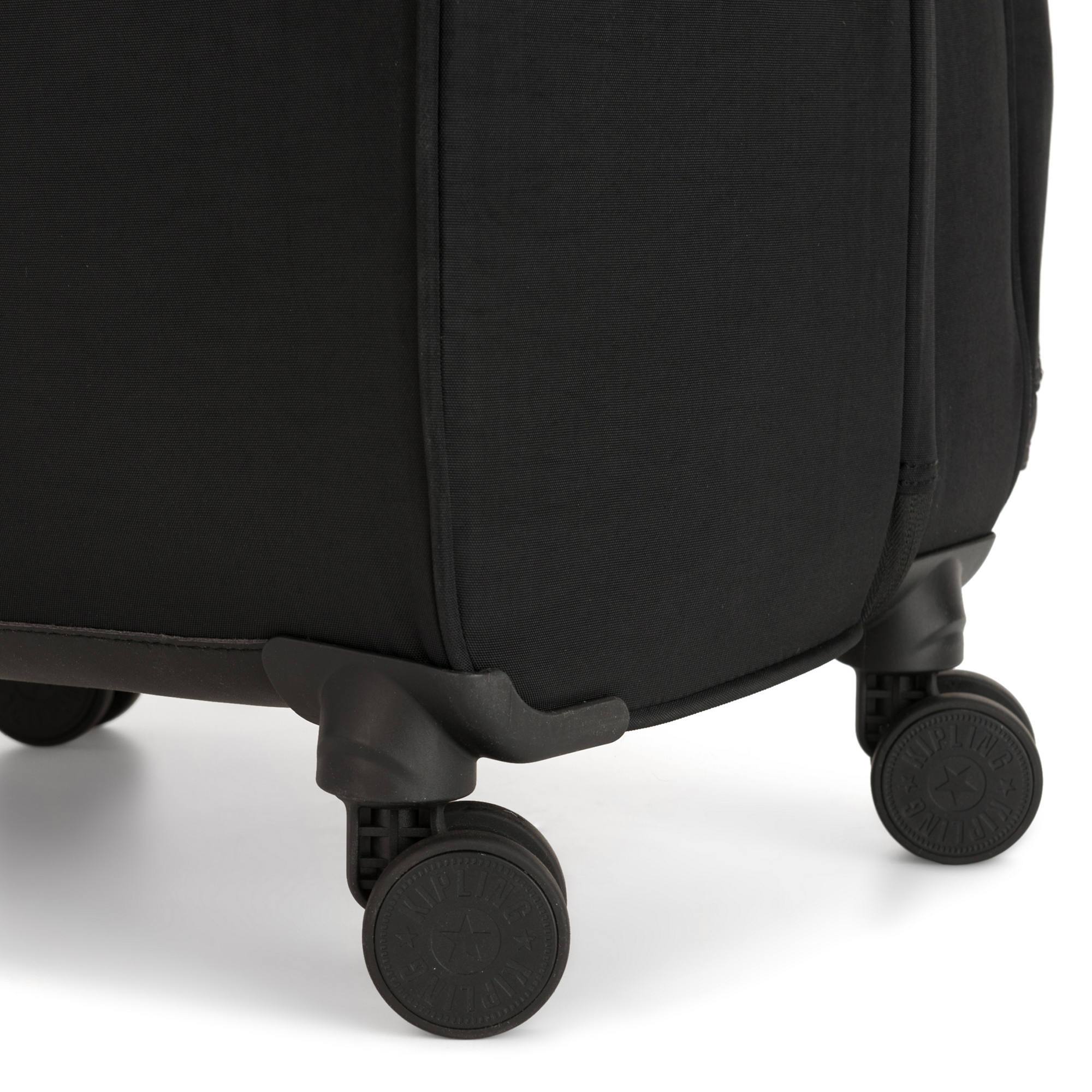Kipling Spontaneous Large Rolling Luggage - Black Noir | Lightweight Expandable Suitcase with Wheels for Travel, Business Trips & Vacations
