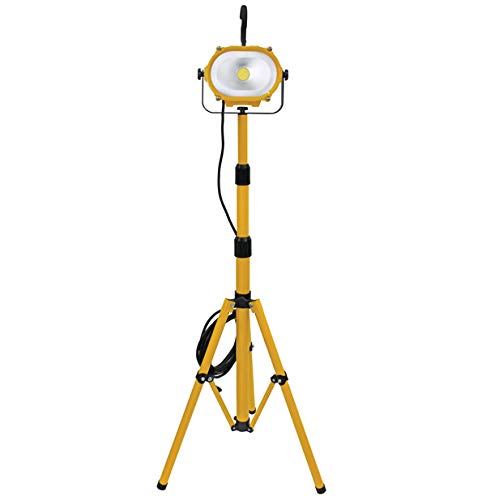 ATD 80420 4200 Lumens LED Work Light with Adjustable Tripod Stand - 35W COB Saber Light for Construction, Automotive Repair, Camping & Emergency Lighting