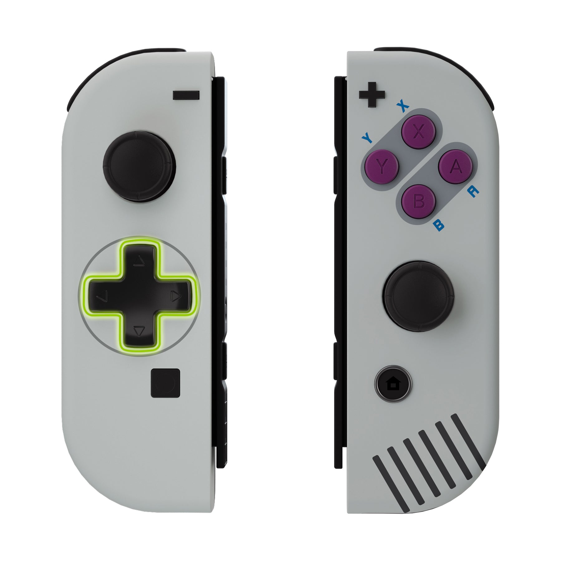 eXtremeRate D-Pad Version Replacement Shell Case with Buttons for Nintendo Switch Joy-Con - Classic 1989 Game Boy DMG-01 Style | Gaming Accessories for Enhanced Switch Experience