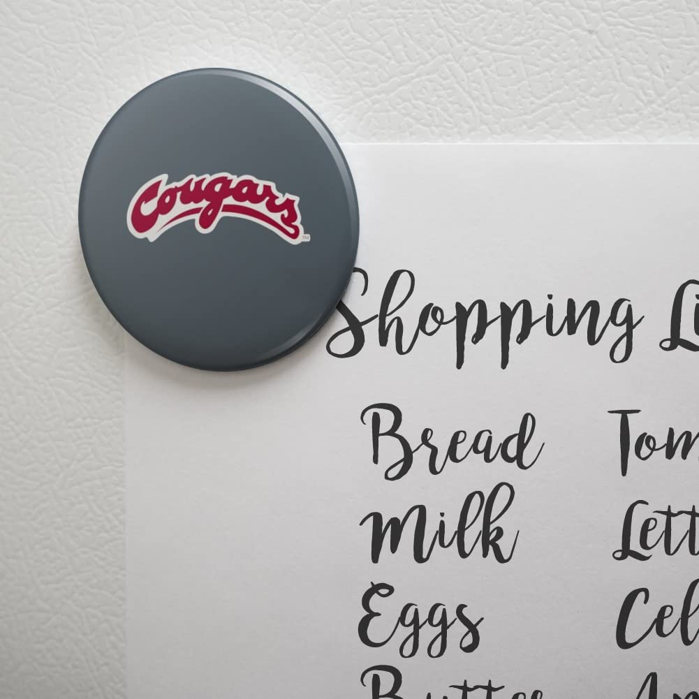 Washington State Secondary Logo Kitchen Refrigerator Locker Button Magnet - Perfect for Fridge, Office, Dorm & Locker Decoration