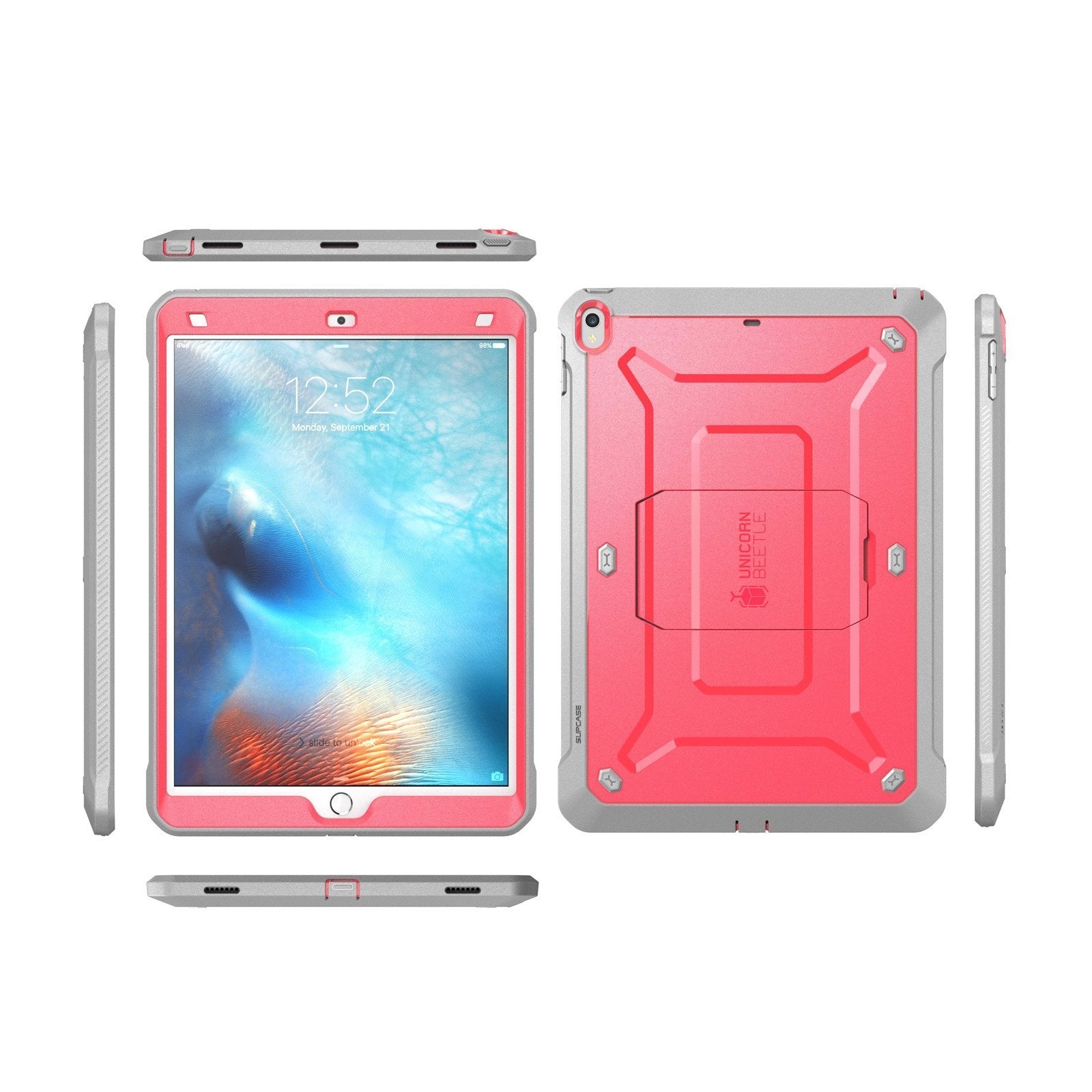 iPad Air 10.5 inch (2019) Unicorn Beetle Pro Rugged Case with Built-in Screen Protector - Shockproof Protective Cover for iPad Air 3rd Gen (Pink) - Perfect for Outdoor, Travel & Daily Use