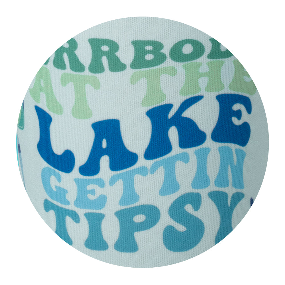 Errbody At The Lake Mega Mug Pouch - Large Insulated Cup Holder for Camping, Beach & Outdoor Adventures - Perfect for Travel, Picnics and Summer Drinks