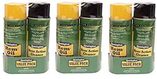 Remington Oil & Action Cleaner 10 oz (3 Pack) - Gun Maintenance Kit for Firearms, Pistols & Rifles - Perfect for Cleaning, Lubricating & Protecting Guns at Home or Range