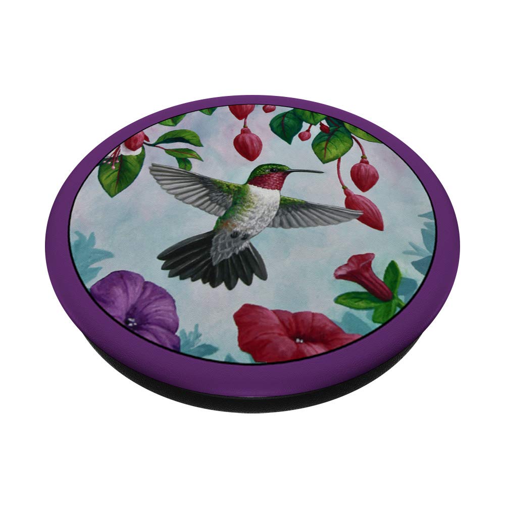 Hummingbird and Fuchsia Flowers - Vibrant Floral Decor for Home, Garden & Wedding Bouquets