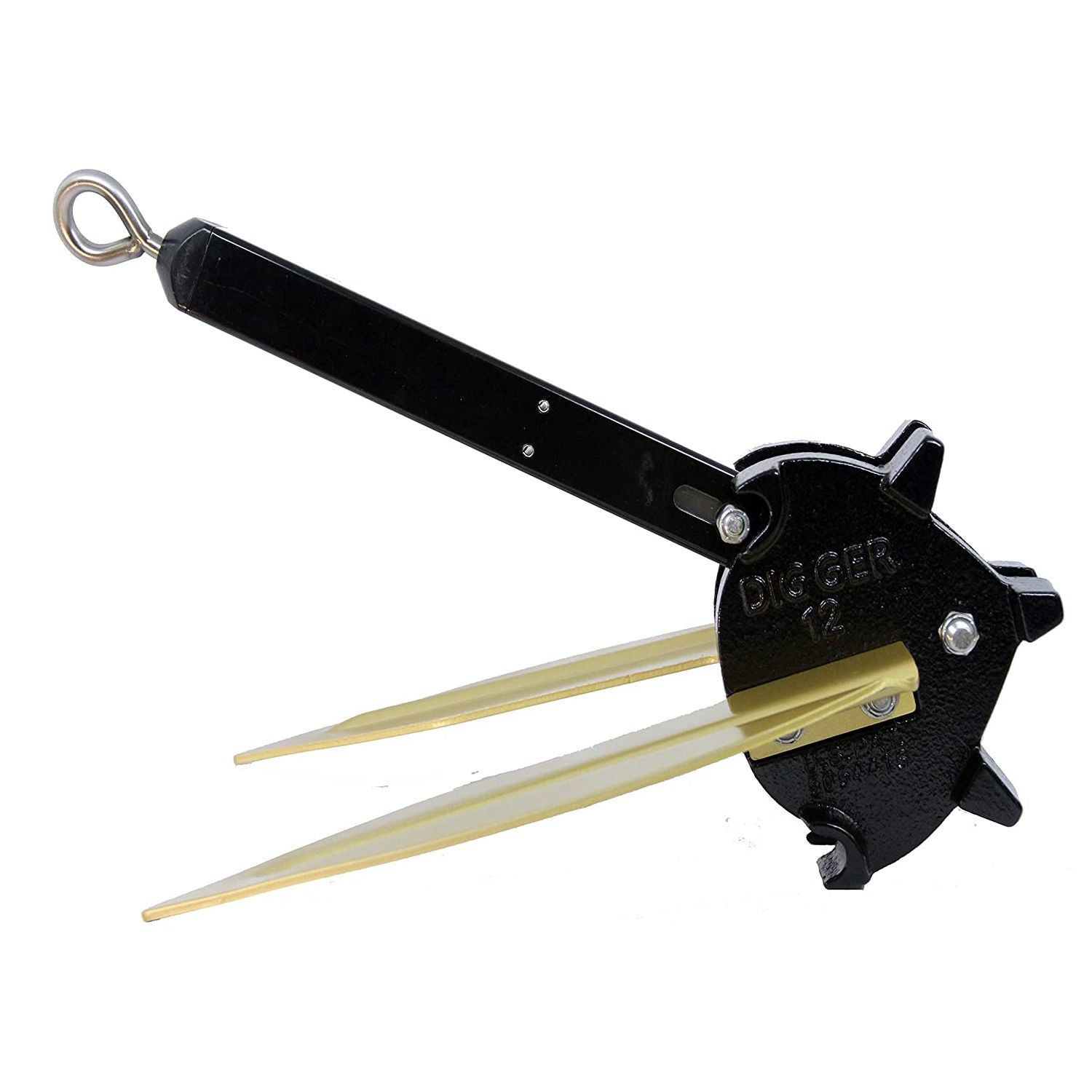 12 lb Digger Fresh Water Anchor - Heavy Duty Boat Anchor for Kayaks, Canoes, and Small Boats | Perfect for Fishing and Water Sports