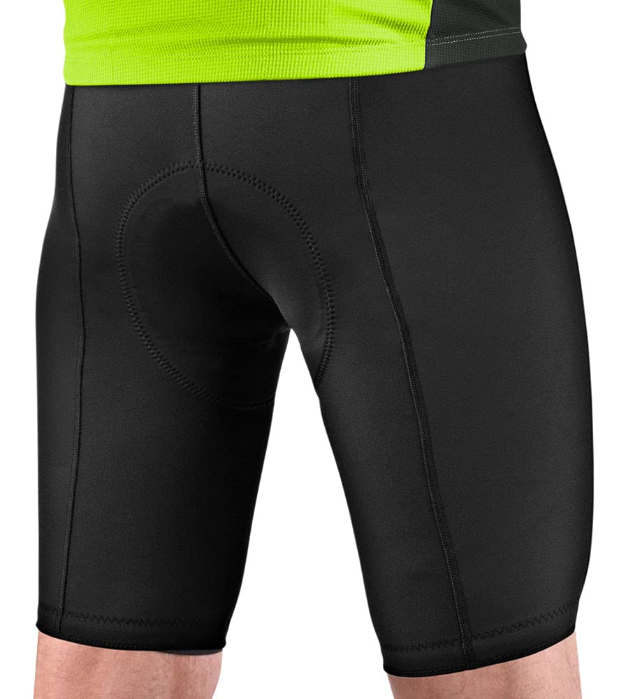 Men's Century Padded Cycling Shorts for Long Distance Performance - 3 Inseam Options | Comfortable Bike Shorts for Road Cycling, Mountain Biking & Indoor Training